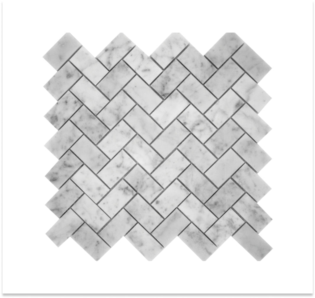 Local Marble Herringbone